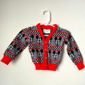 Mickey Mouse cardigan 12mo - 90s Disney EUC VINTAGE